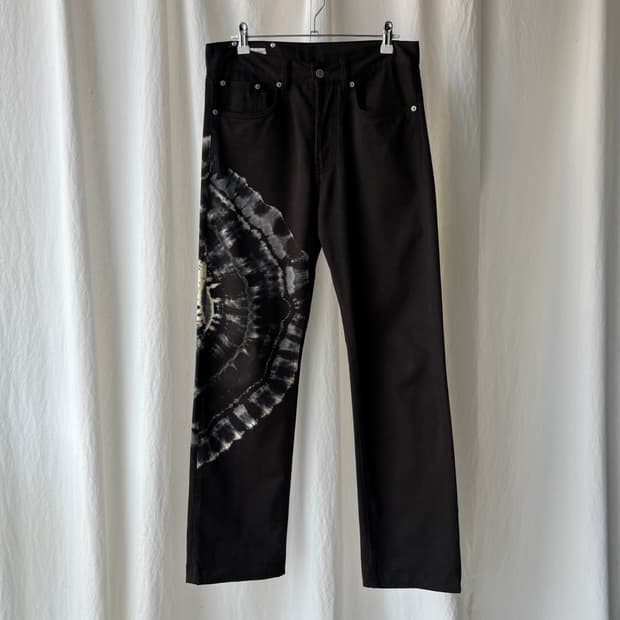 드리스 반 노튼 19AW 타이다이 팬츠