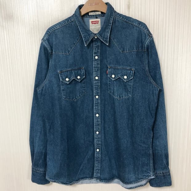 리바이스 데님웨스턴셔츠/청남방 L(100)