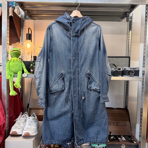 존불 M51 데님 피쉬테일 파카 야상