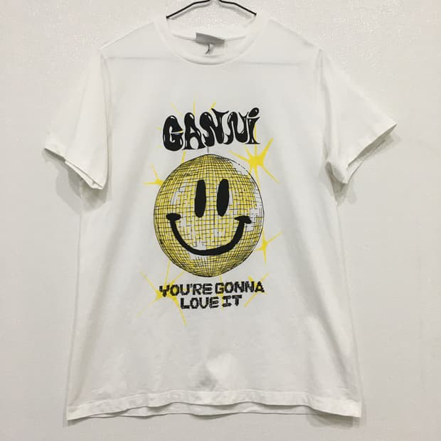 GANNI 가니 스마일 반팔 티셔츠 S