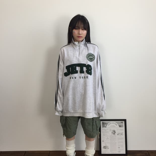 NFL NY Jets Half-Zip Pullover