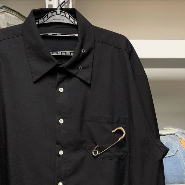 [XL] VTG 디테일 코튼셔츠