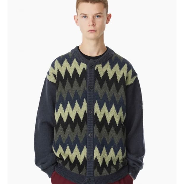 [M] 디네댓 chevron knit cardigan 