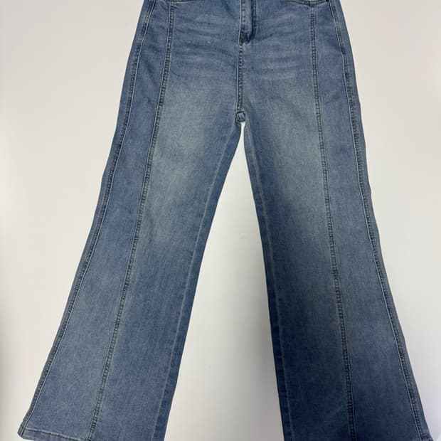 여성 빈티지 절개 워싱 부츠컷 데님팬츠 28.3인치