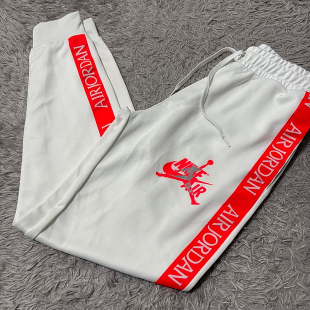 나이키 조던 점프맨 화이트 조거팬츠