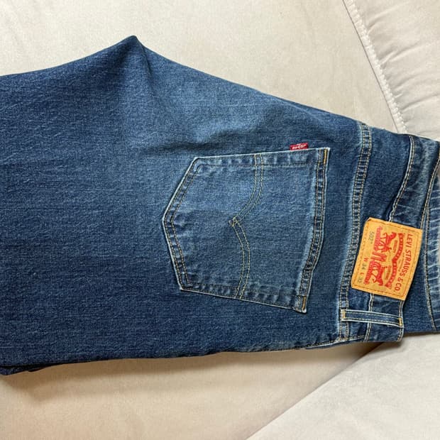 리바이스 502 스트레이트핏 데님 셀비지