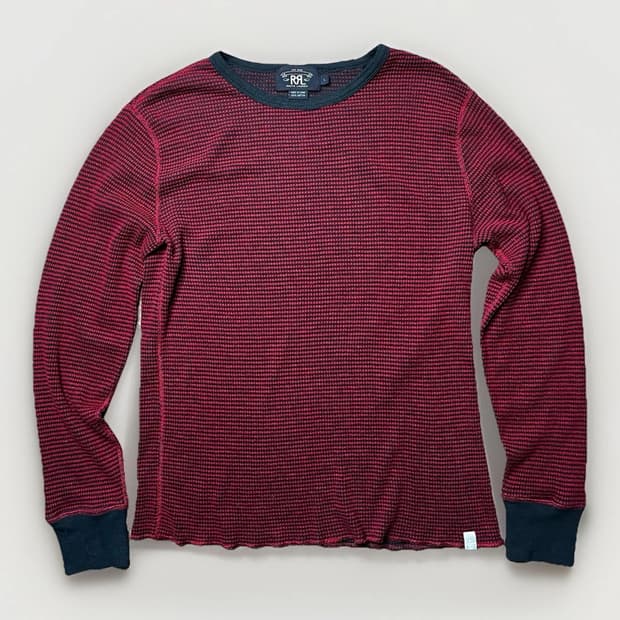 더블 알엘 와플 니트 써멀 티셔츠