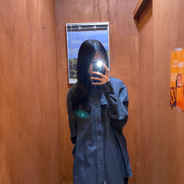 (L) Wrangler 랭글러 워크웨어 코튼 셔츠