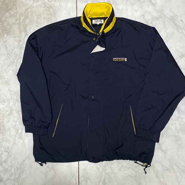 코오롱 올드스쿨 바람막이 자켓 오버핏 105~110