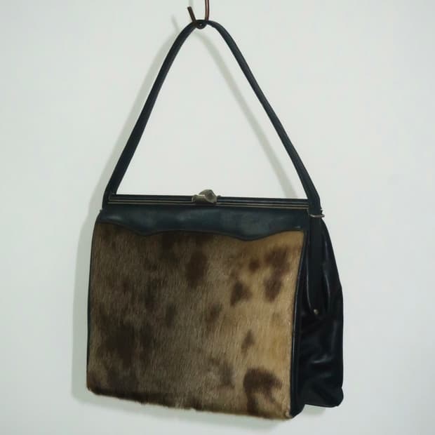 60’s Sealskin handbag made in Canada