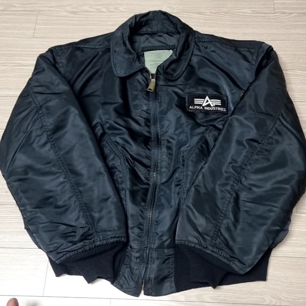 90s 알파인더스트리 블랙 cwu-45p 항공점퍼(xl)
