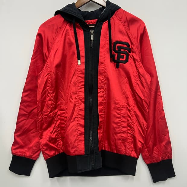 MLB 레드 후드집업 