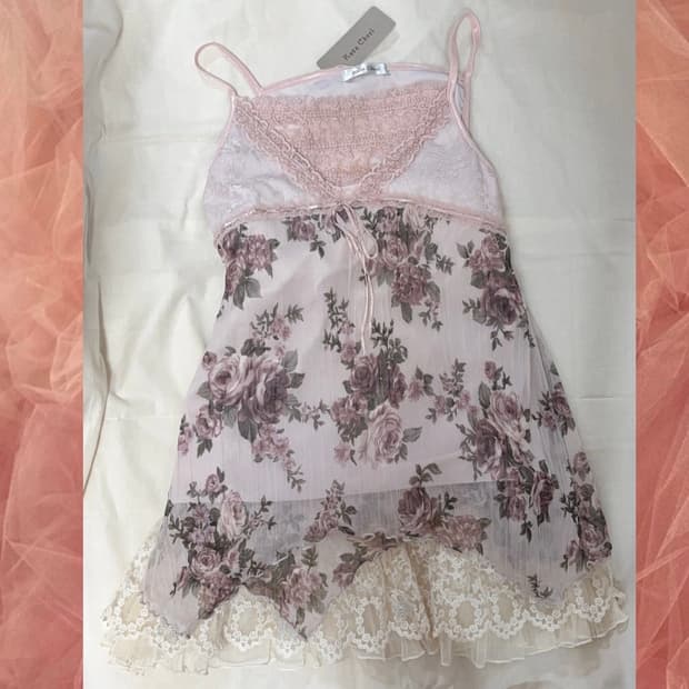 로사체리 rosa cheri 슬리브리스 빈티지슬립 모리룩 코이세이오 너드