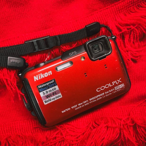 [작례포함] nikon coolpix aw110(aw100) 빈티지 디카
