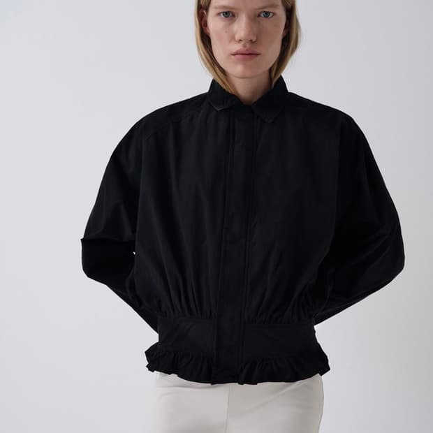 [S,M]기마구아스 Ashley 프릴 자켓/블랙