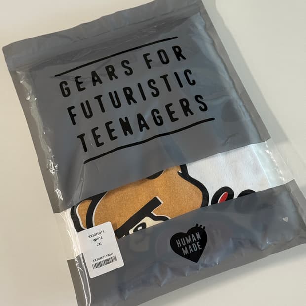 [XXL] 휴먼 메이드 x 언더커버 그래픽 티셔츠 화이트