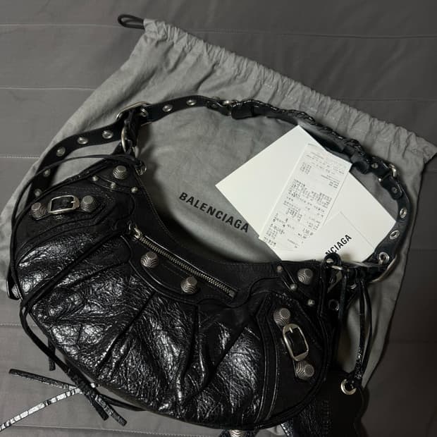 발렌시아가 르카골 S 스몰 블랙 (카드지갑 포함)