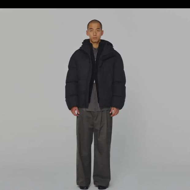 Amomento 24FW Hooded Down Puffer S