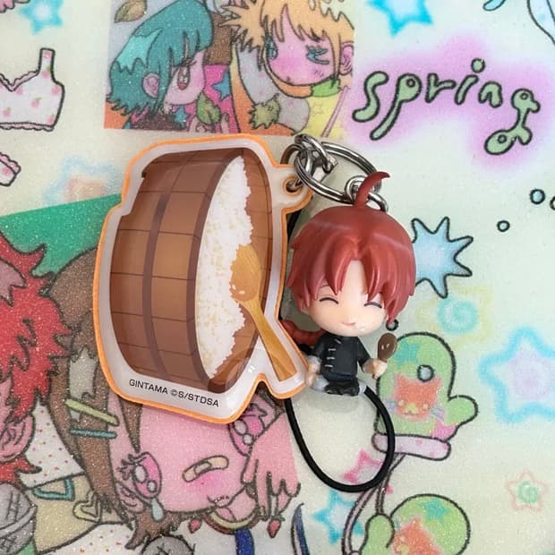 은혼 카무이 고전 피규어 스트랩 키링