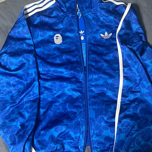 베이프X아디다스 콜라보 져지