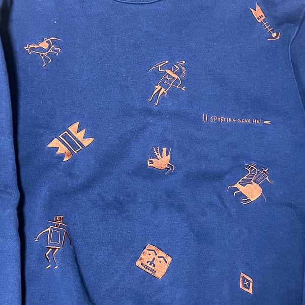 HAI sporting gear 네이비 맨투맨