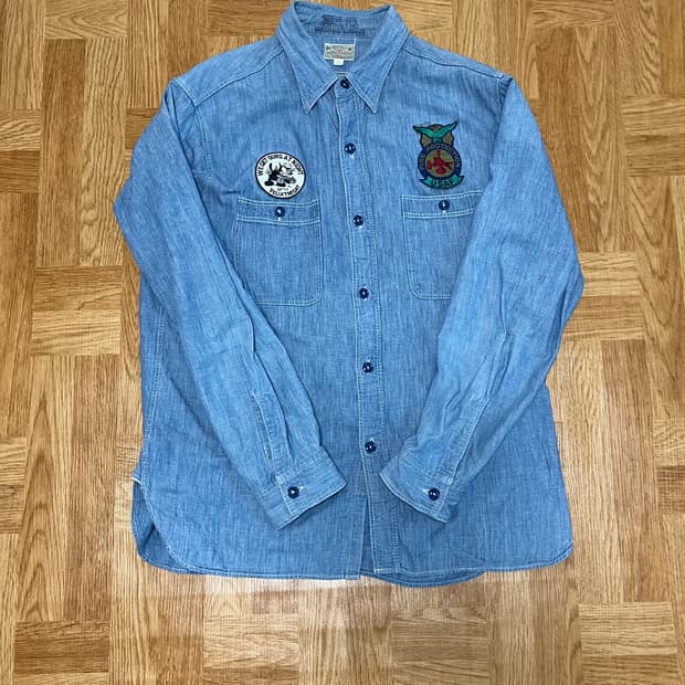 BUZZ RICKSON'S CUSTOM CHAMBRAY SHIRT