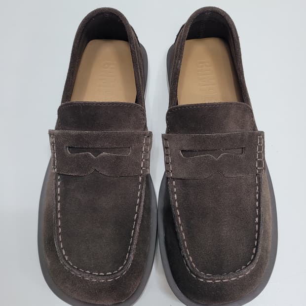 CAMPER 캠퍼 돈 누벅 스웨이드 슈즈 / EU 42 (270) 브라운