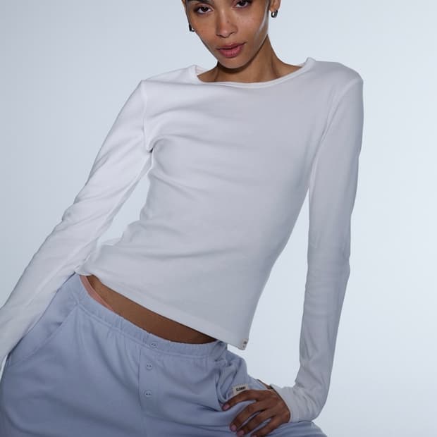 글로니 G CLASSIC LONG SLEEVE_white