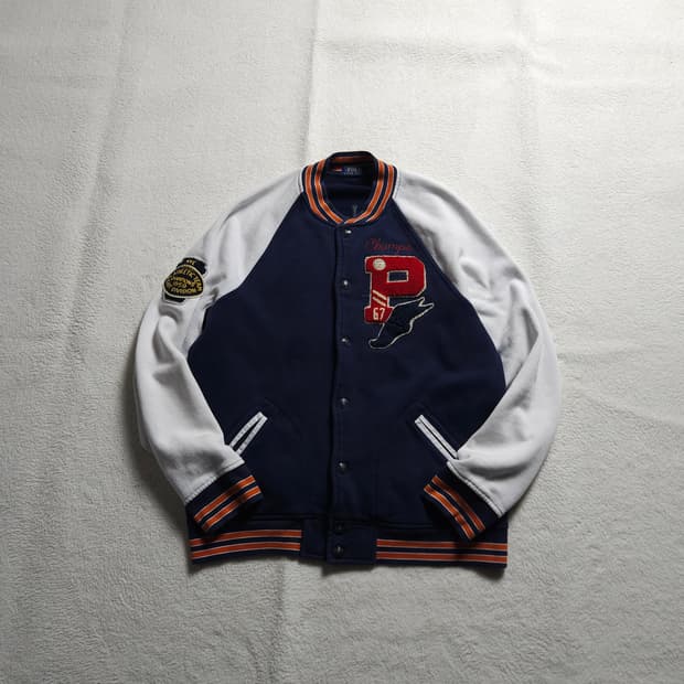 폴로 랄프로렌 레터맨 타이거 스웻 바시티 자켓