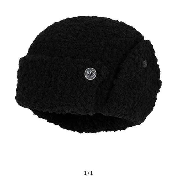 Buttony 버터니 BUTTON EARMUFF BEANIE 비니