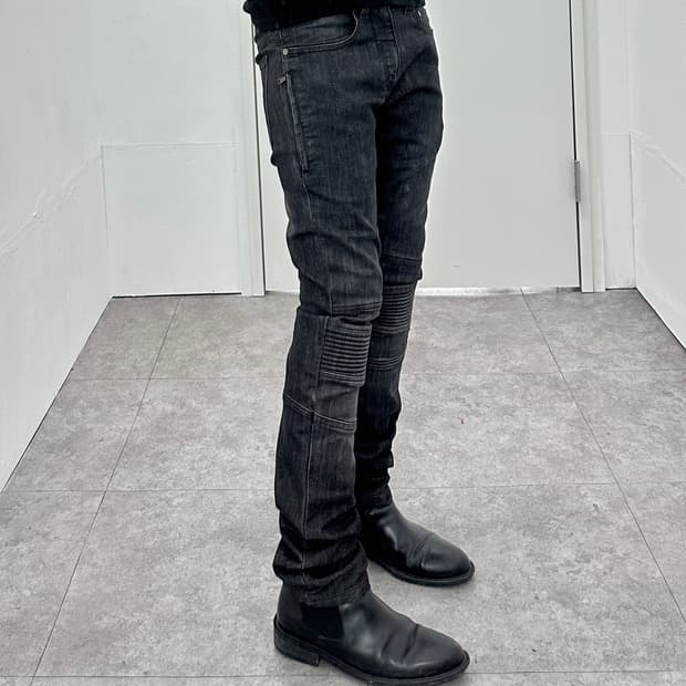 Neil Barrett Biker Panel Slim Jeans