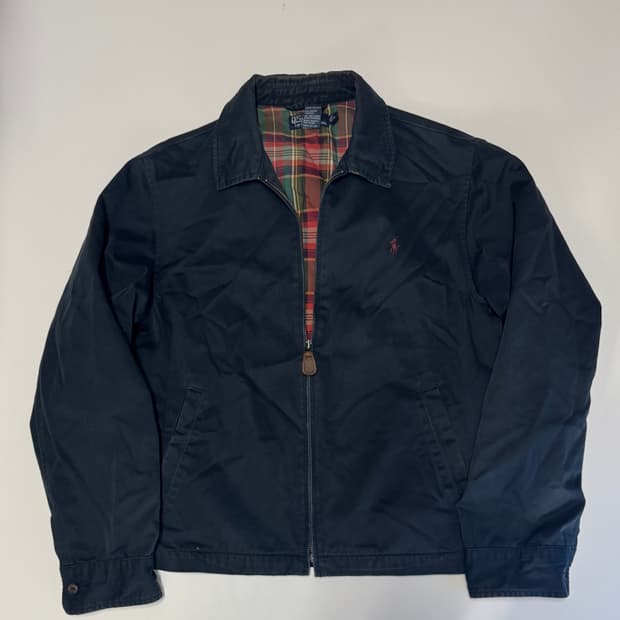 강추!! 폴로 랄프로렌 코튼 헤링턴 자켓 M ~ L 네이비