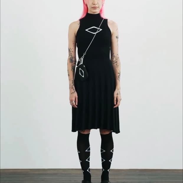 Mischief 나시 니트 원피스