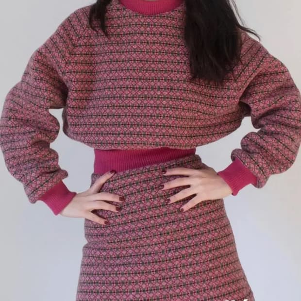 플레따 자카드 셋업 