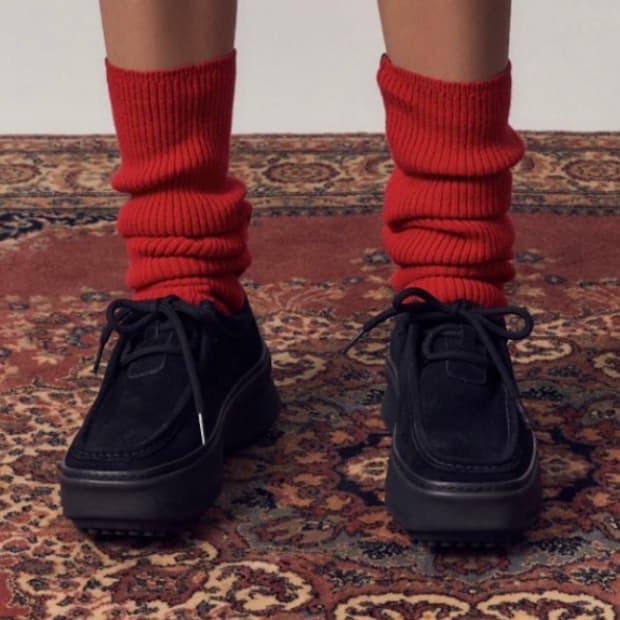 플러피 시트러스 Mocha platform wallabee 블랙