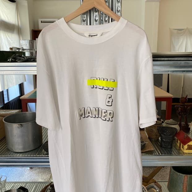 18ss 디가웰 rule&manner 티셔츠