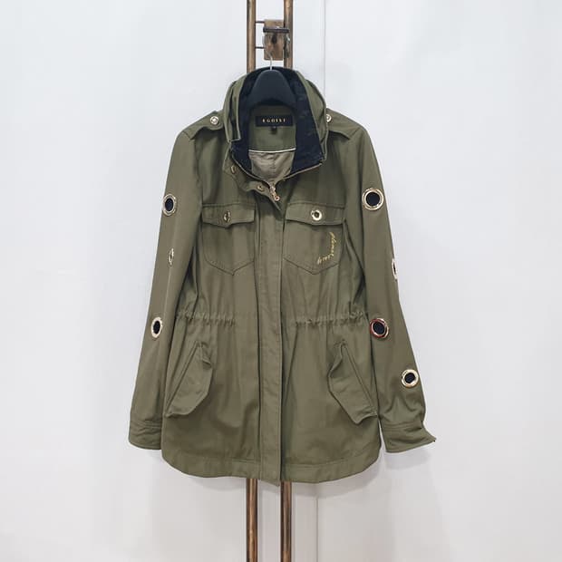 에고이스트 소매 아일렛 야상 55