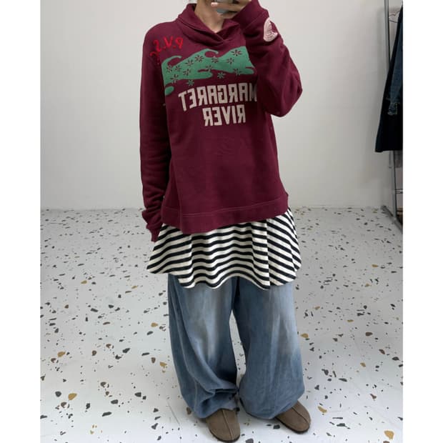 Beams plus x sunny sports 스웻셔츠