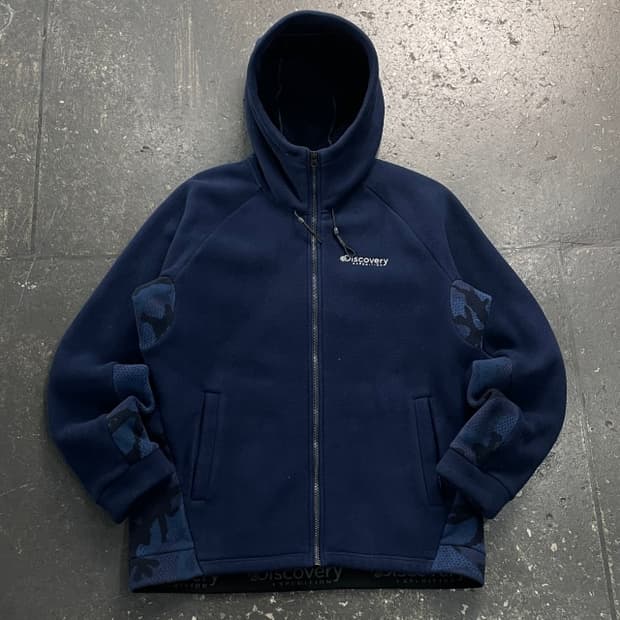 105 디스커버리 카모 플리스 자켓