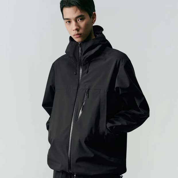 무신사스탠다드 쉘터 윈드브레이커 재킷 블랙 XL 새제품