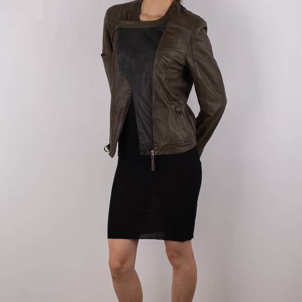 HUMANOID LAMB LEATHER JACKET