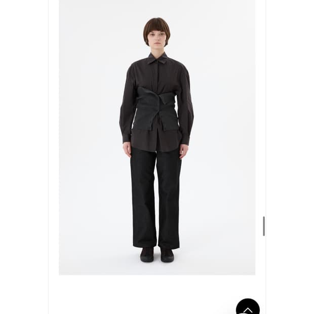 아모멘토 블랙 인디고 데님 25fw 새제품