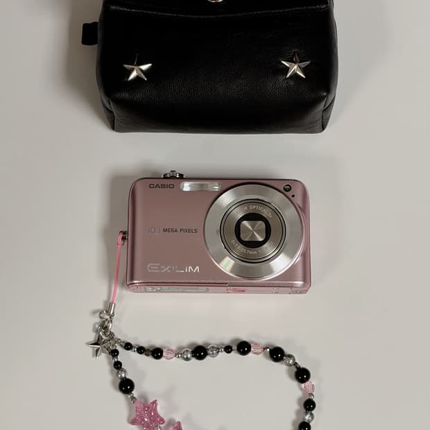 카시오 엑슬림 Z1050 귀여운 벚꽃색 디카