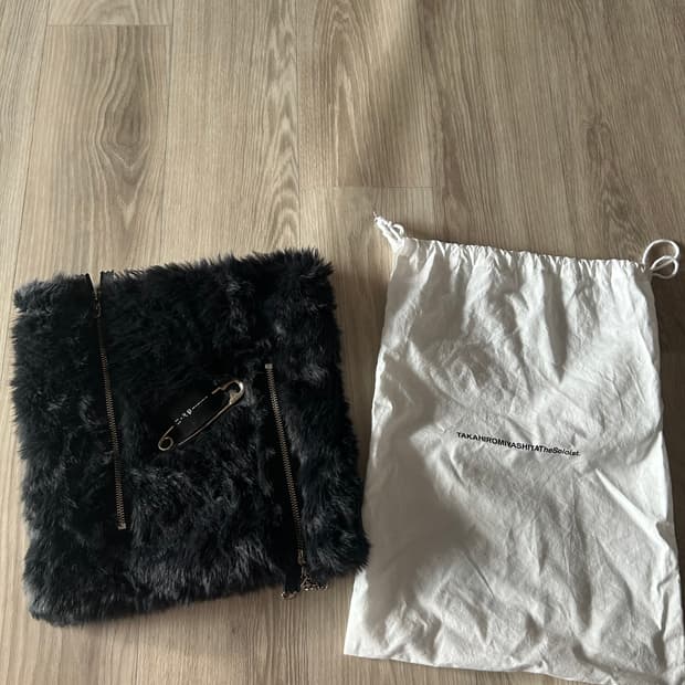 솔로이스트 21aw 퍼 더블집 넥워머