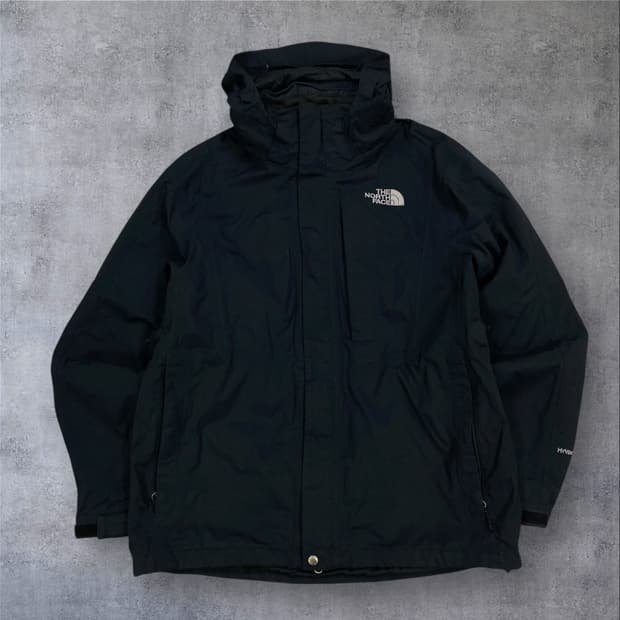 노스페이스 블랙 컬러 스몰 로고 하이벤트 바람막이