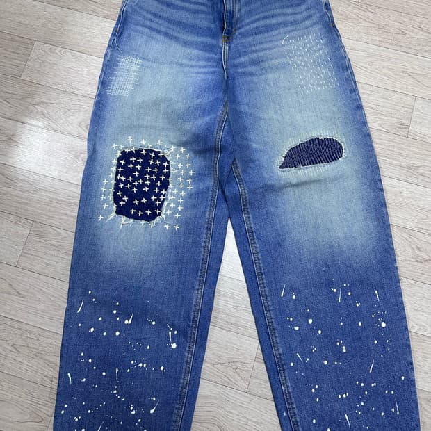 (24) 자라 X 아더에러 패치워크 청바지 블루