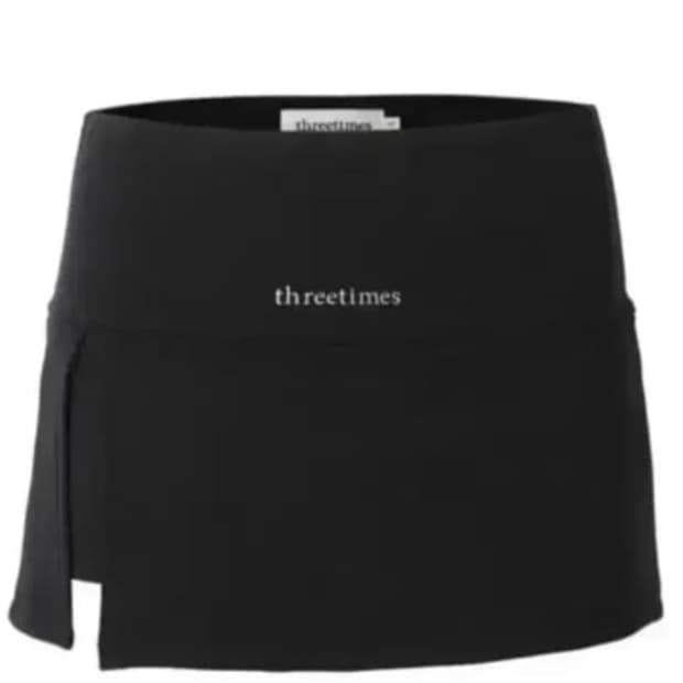 쓰리타임즈 슬릿스커트 m