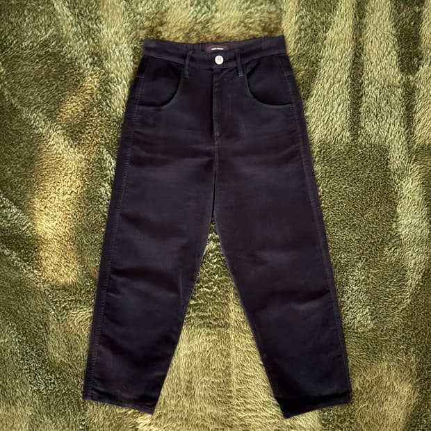 [EU 36] Isabel Marant 이자벨마랑 텍스쳐드 팬츠 블랙