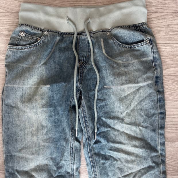 밴딩 부츠컷 청바지