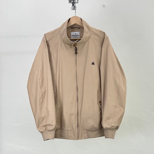 브룩스 브라더스 베이지 클래식 바라쿠타 코튼 자켓